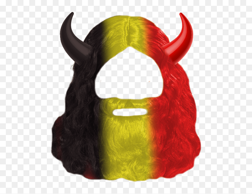 Belgium Red Devil Mask - Red Devil Belgium Png, Transparent Png - devil face png