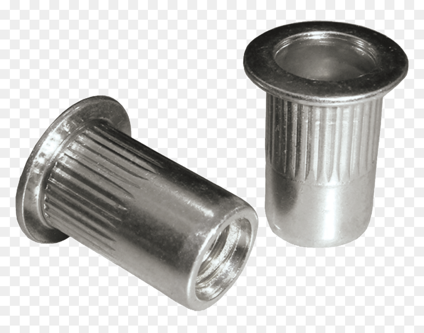 Rivet Nut-steel Zinc Plated - Aluminum Rivet Nut 1 4 20, HD Png Download - rivet png