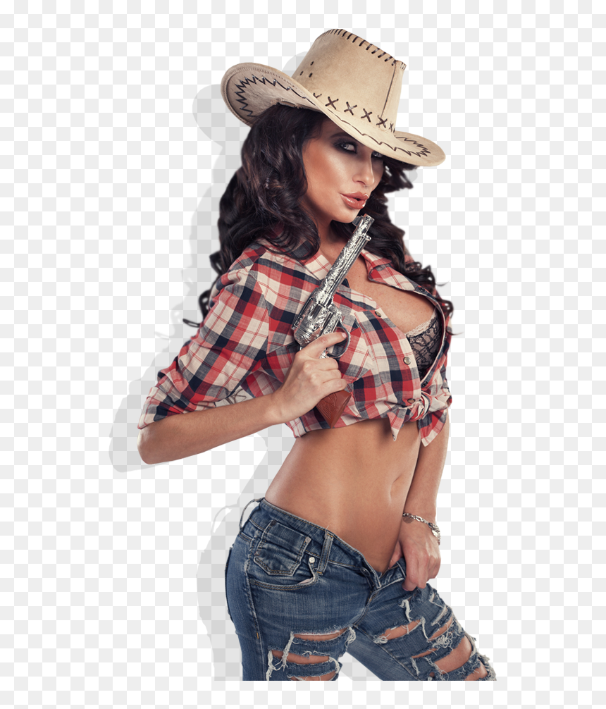 Sexy Cowgirl Png, Transparent Png - country girl png