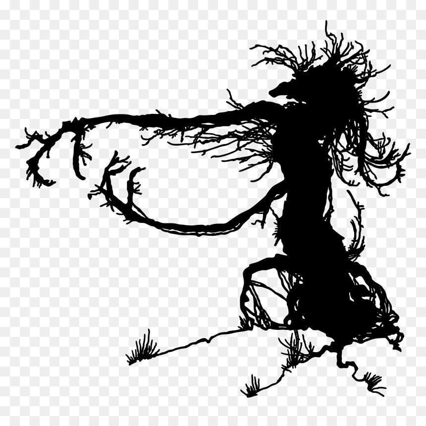 Fairy Tale Creature Clip Arts - Png Fairy Tail Black, Transparent Png - creature png