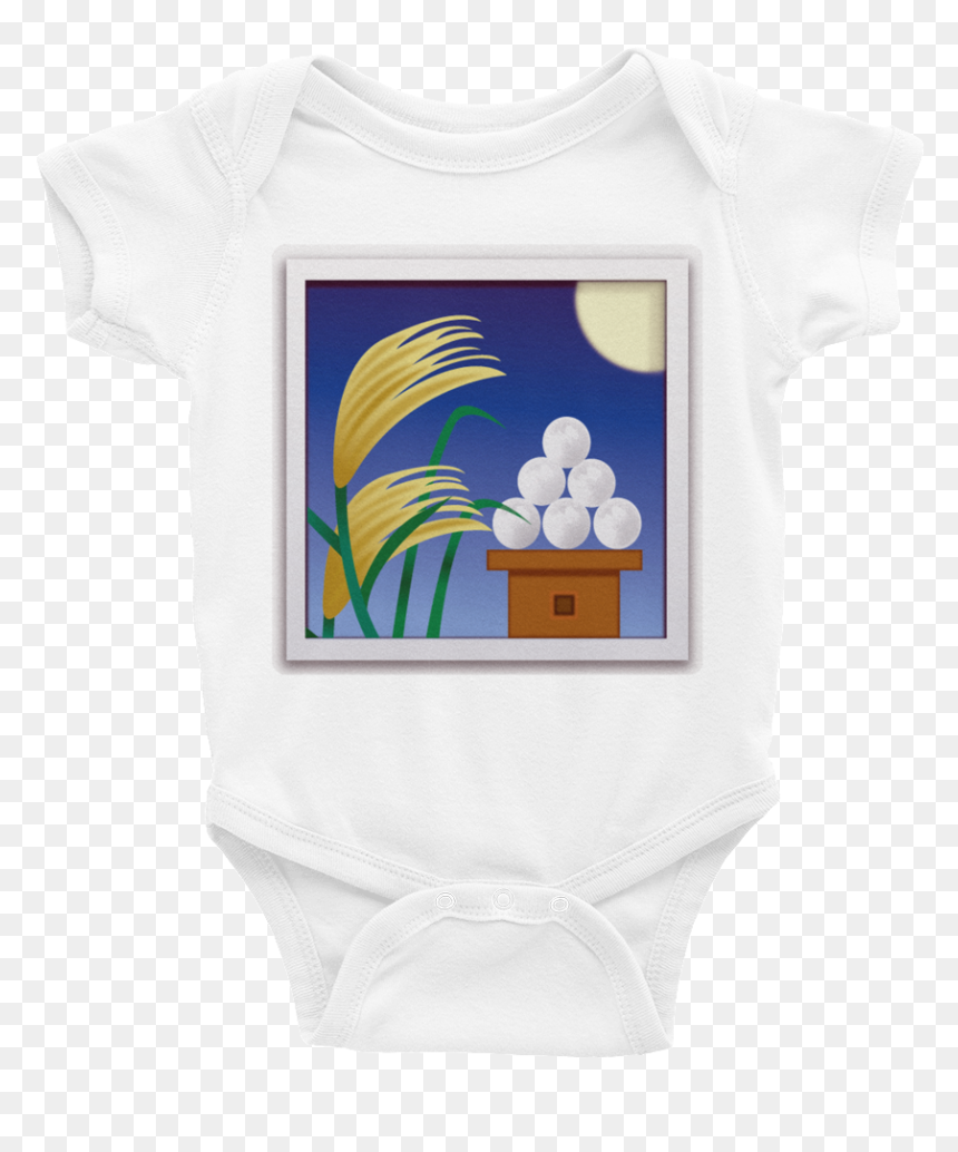Emoji Baby Short Sleeve One Piece - Crescent, HD Png Download - world emoji png