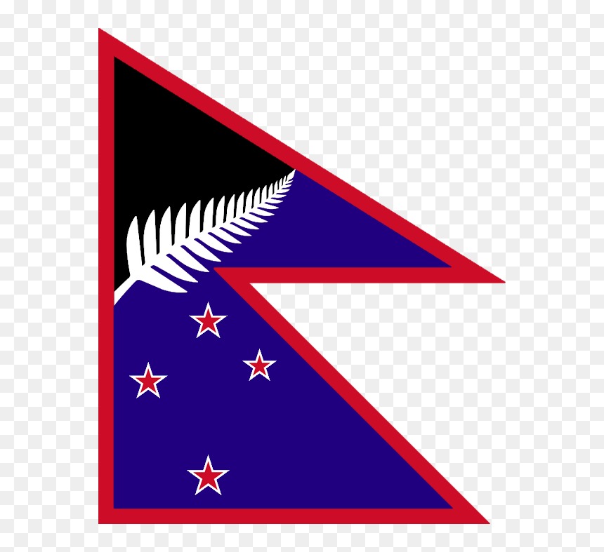 New Zealand Flag, HD Png Download - nepal flag png