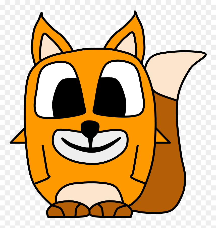 Fox, Big Eyes, Cartoon Animal - Cartoon, HD Png Download - big eyes png