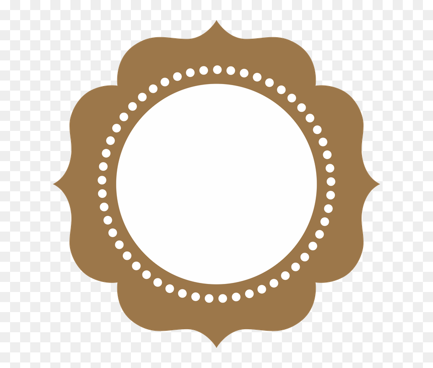 Formas Vintage Png Marrom Clipart , Png Download - Circle, Transparent Png - formas png