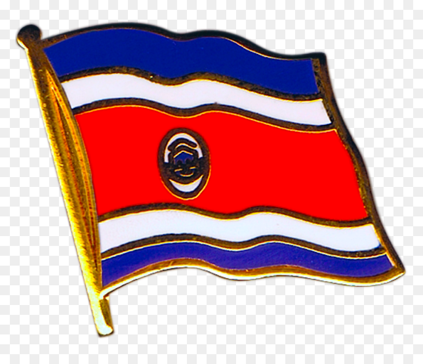 Spilla Bandiera Costa Rica 2 X 2 Cm - Mexico Flag Clipart, HD Png Download - costa rica flag png
