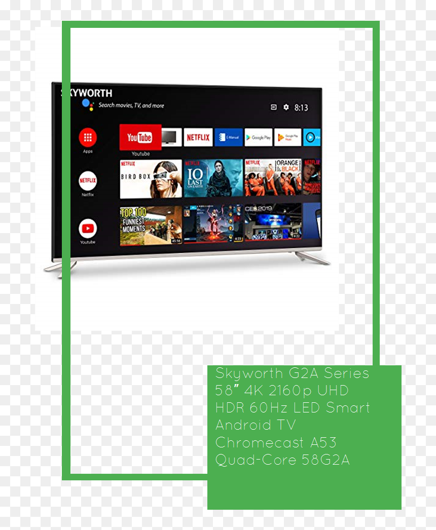 Skyworth Smart Tv 65, HD Png Download - g2a png