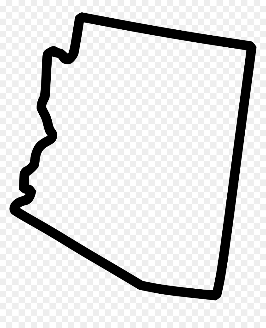 Arizona, HD Png Download - arizona outline png