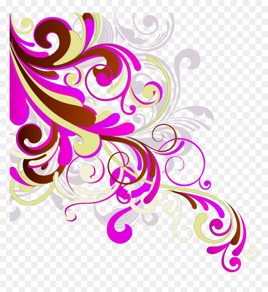 Suit Clipart Churidar - Arabescos Png, Transparent Png - arabesco png