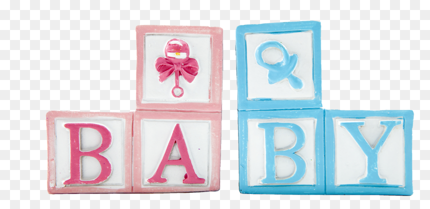 Transparent Baby Blocks Clipart - Baby Blocks Pink And Blue, HD Png Download - baby blocks png