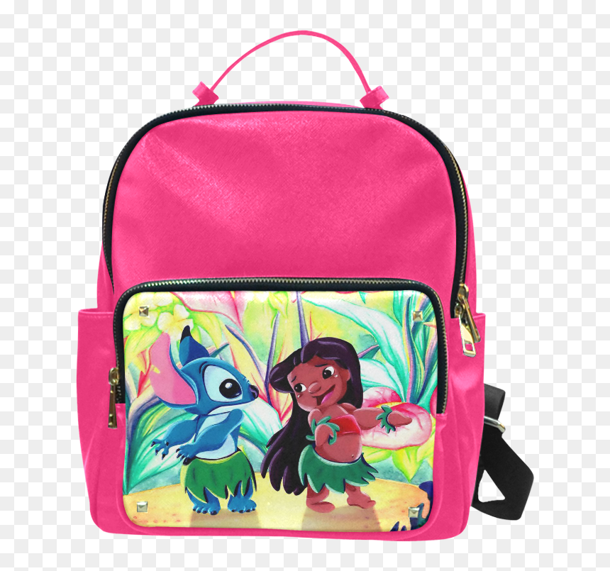 Psylocke Genuine Leather School Backpack In Lilo And - Small Backpack With Name Ella, HD Png Download - psylocke png