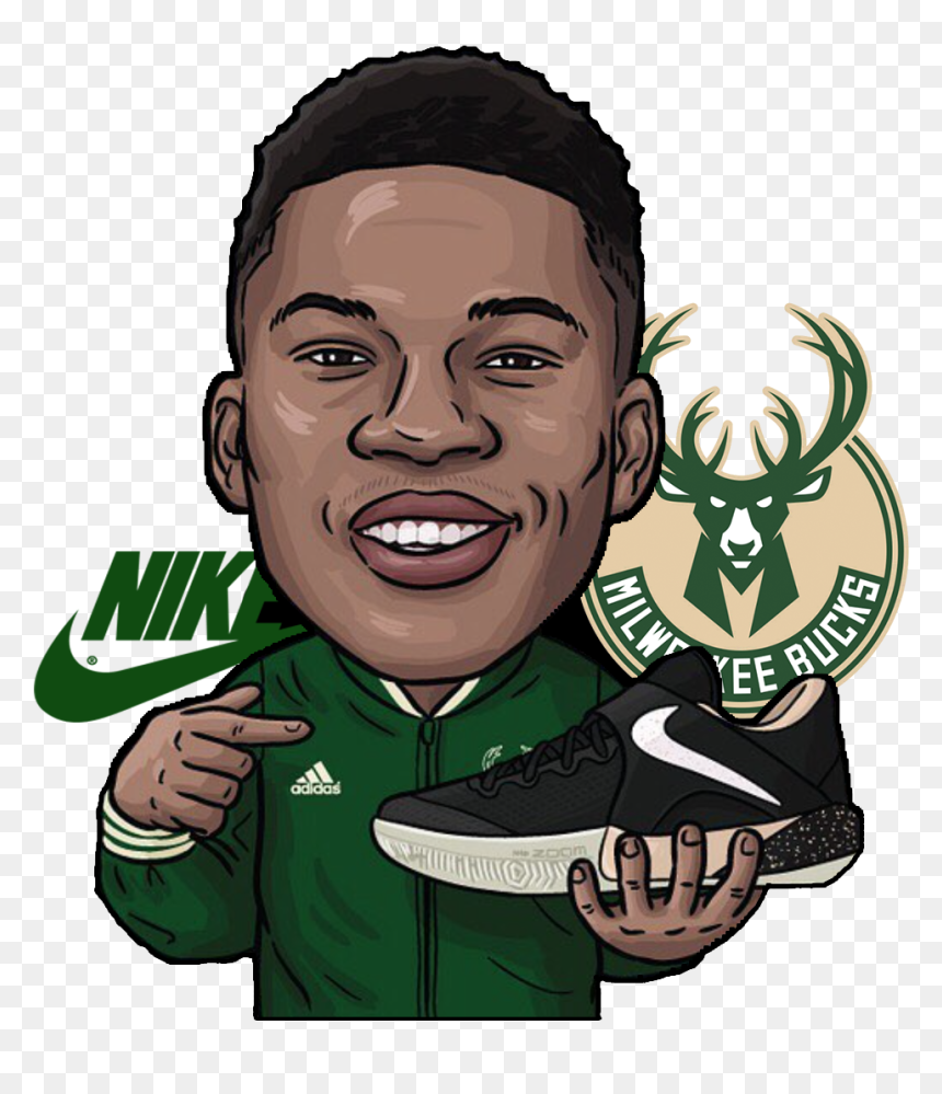 The Shirt Itself Is Made To Last - Antetokounmpo Art, HD Png Download - milwaukee bucks logo png