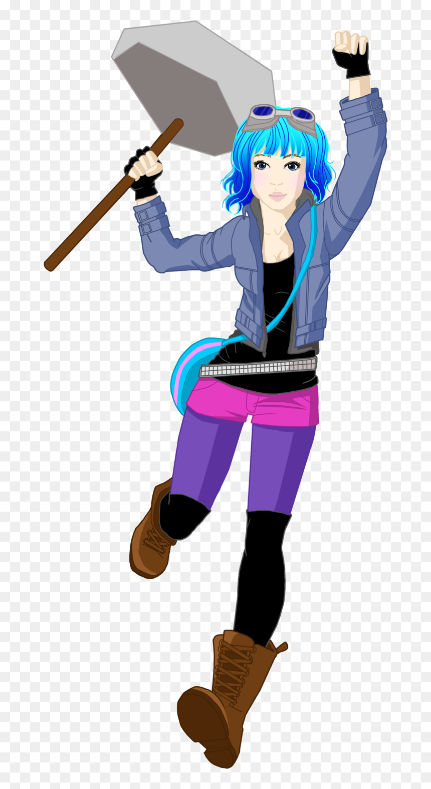 Ramona Flowers, From Scott Pilgrim , Png Download - Ramona Flowers Transparent Gifs, Png Download - scott pilgrim png