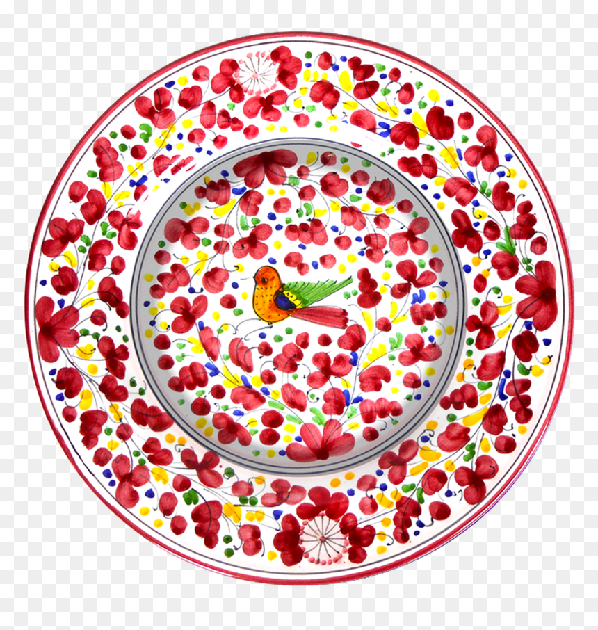 Pasta/ Soup Plate Arabesco Rosso - Circle, HD Png Download - arabesco png