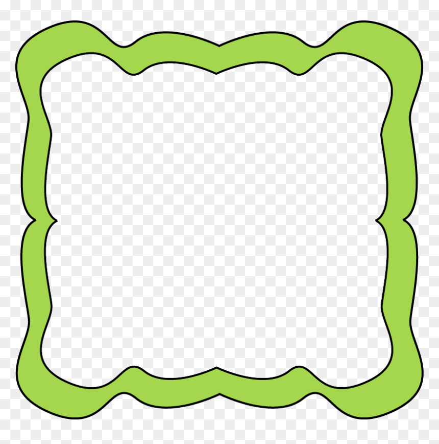 Lime Border Frame Png Transparent Image - Clip Art, Png Download - border frame png