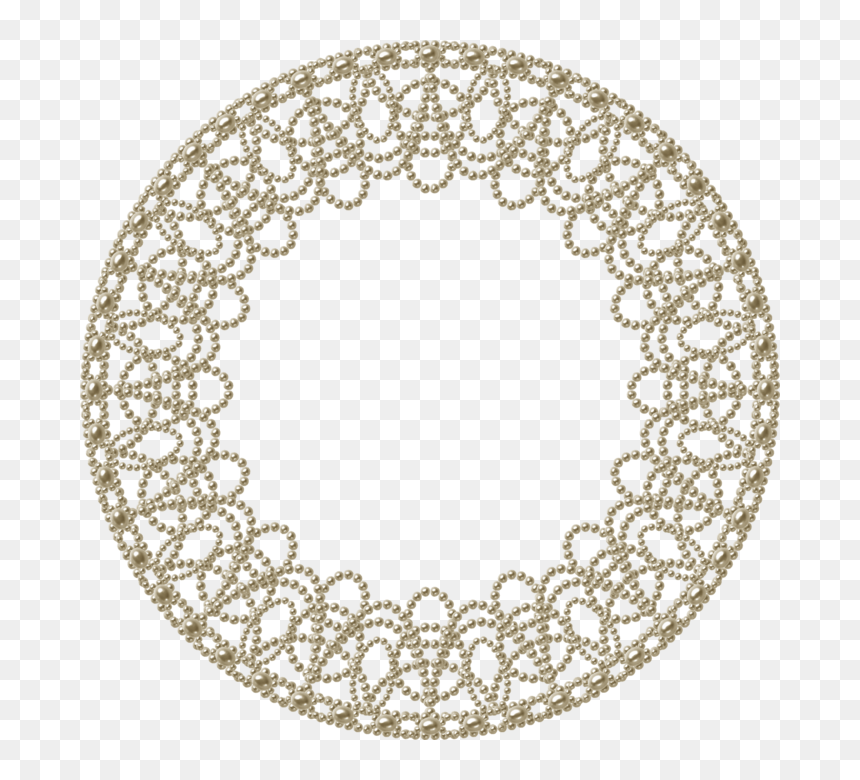 Circle, HD Png Download - lace frame png