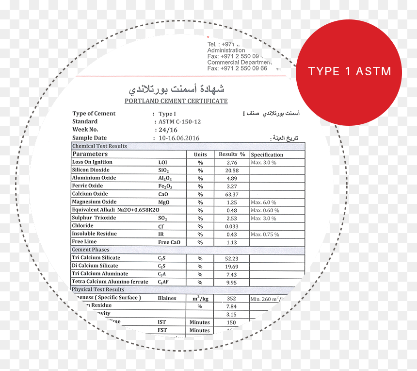 Ncf Certificate01-1 - National Cement Factory Llc, HD Png Download - certificate png