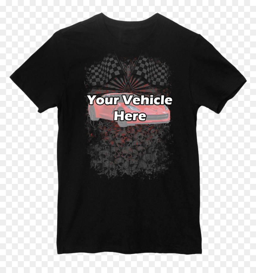 Checkered Flags Personalized Short Sleeve T Shirt", HD Png Download - checkered flags png