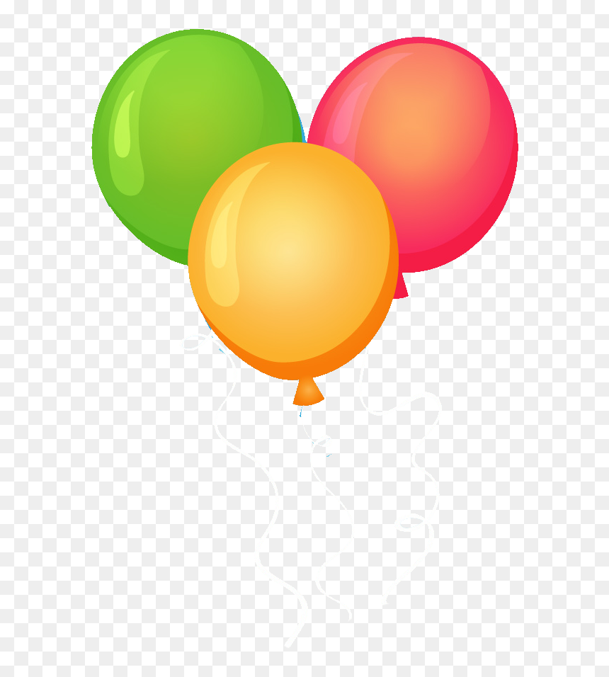Happy Birthday Border Png - Balloon, Transparent Png - birthday border png