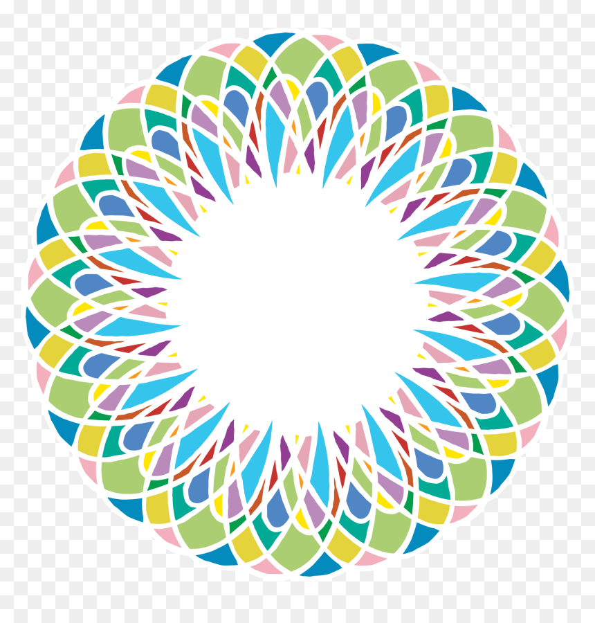 No Borders Clip Arts - Circle, HD Png Download - abstract border png