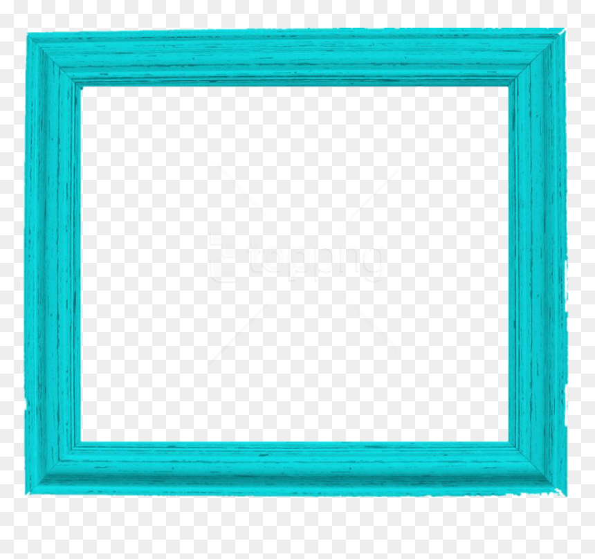 Free Png Teal Border Frame Png Pic Png - Picture Frame, Transparent Png - border frame png