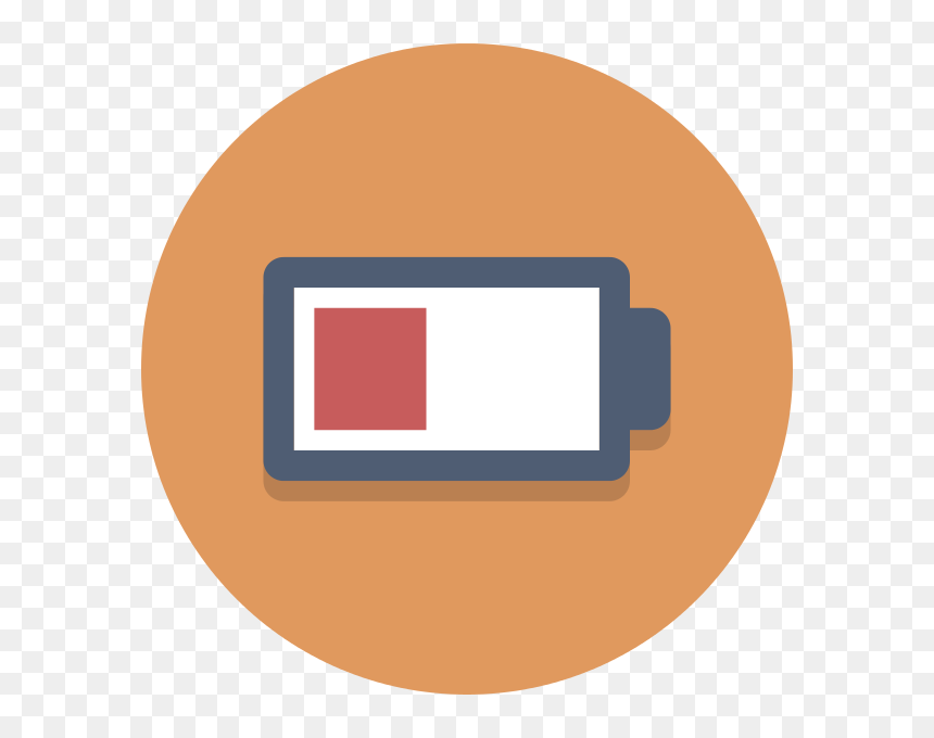 How To Use Icon In A - Low Battery Icon Png, Transparent Png - low battery png