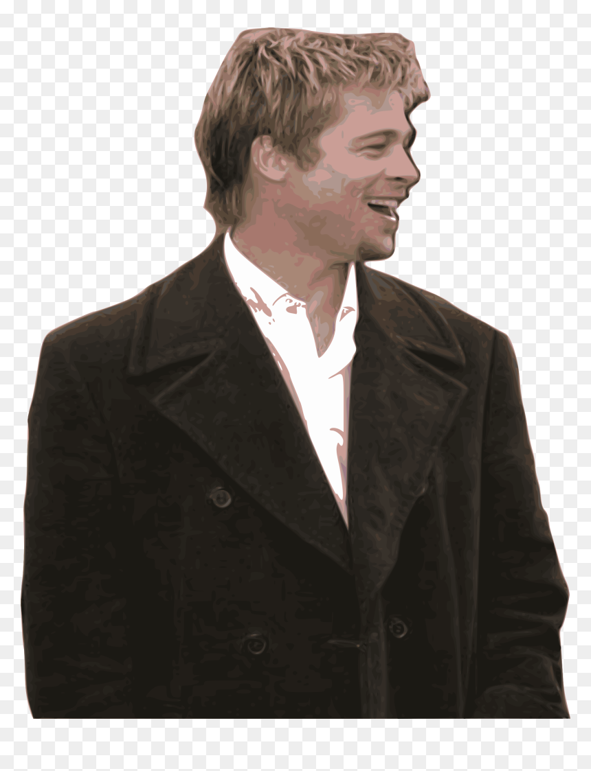 Brad Pitt Clip Arts, HD Png Download - brad pitt png