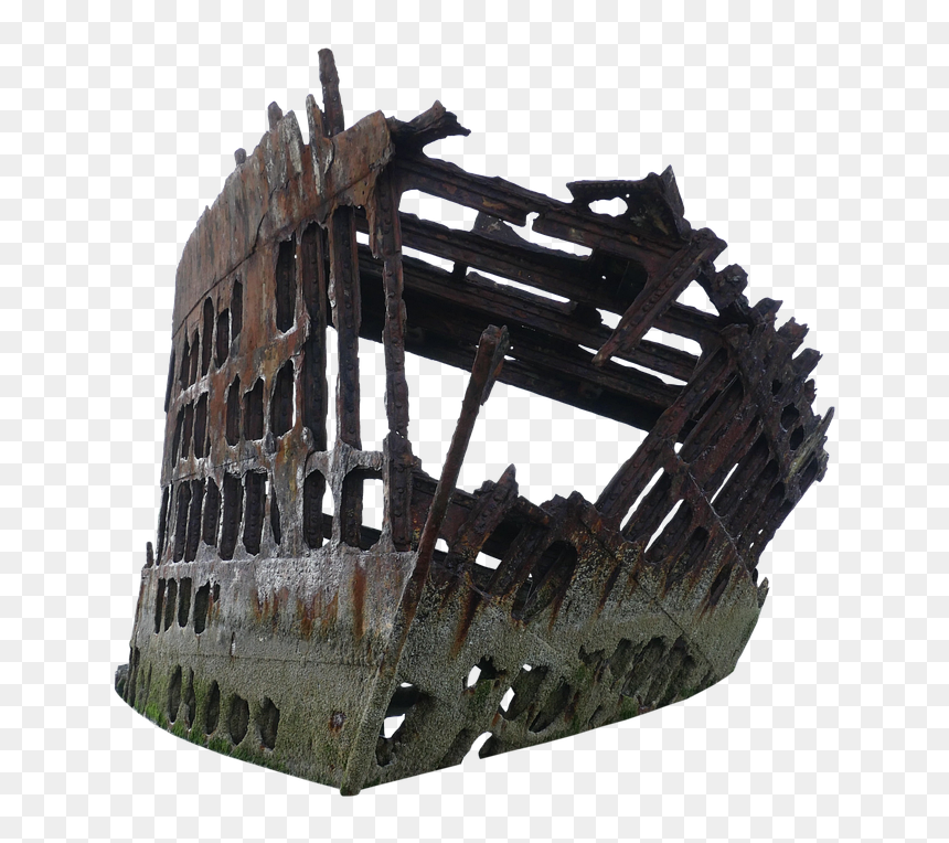 Wreck Of The Peter Iredale, HD Png Download - shipwreck png
