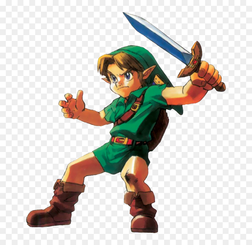 Zelda Link Transparent Background - Ocarina Of Time Link Concept