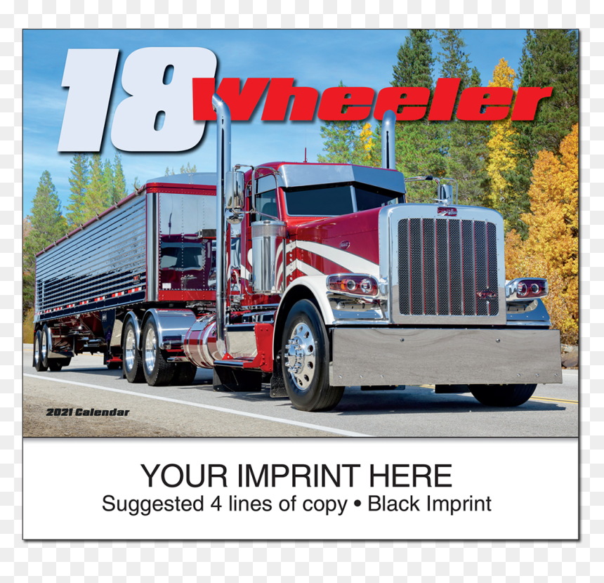 Picture Of 18 Wheeler Wall Calendar - Calendar, HD Png Download - 18 wheeler png