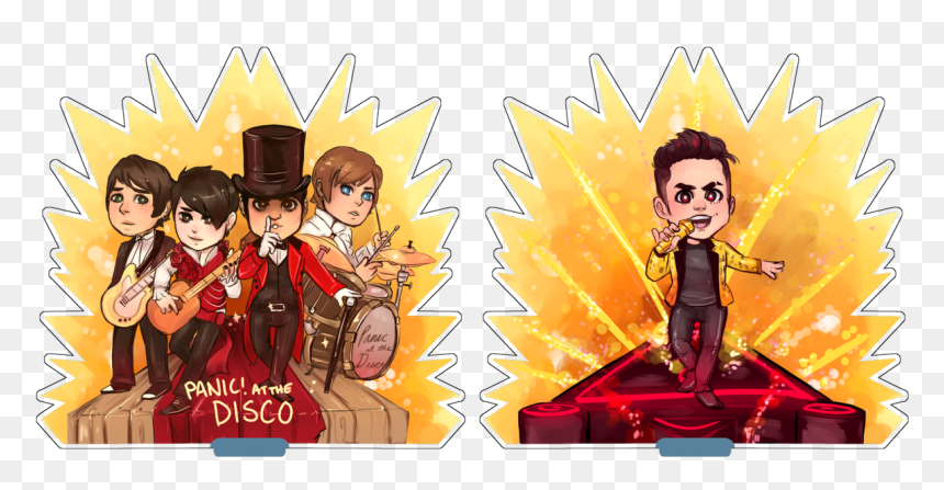 Transparent My Chemical Romance Png - Cartoon, Png Download - panic at the disco png