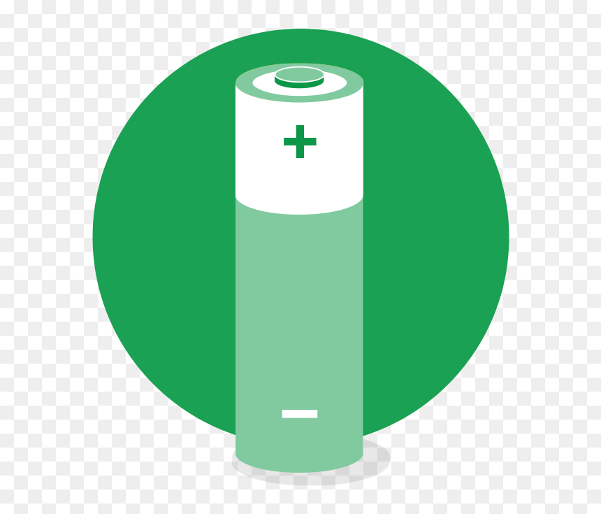 Big On Batteries - Circle, HD Png Download - low battery png