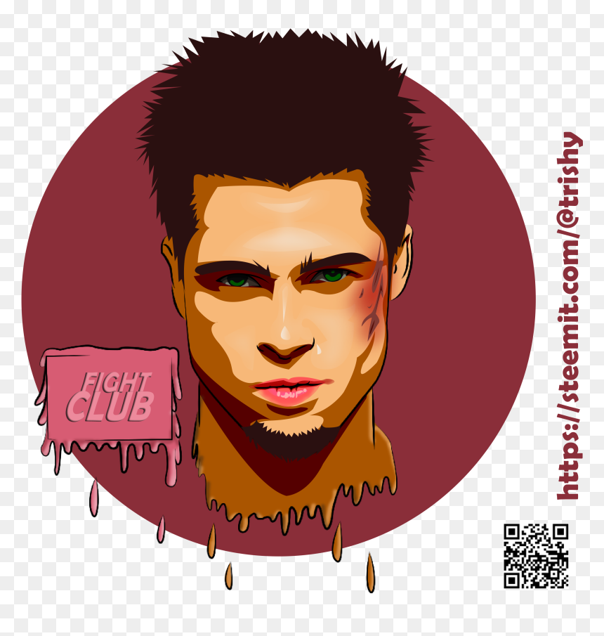 Tyler Durden Png - Illustration, Transparent Png - brad pitt png
