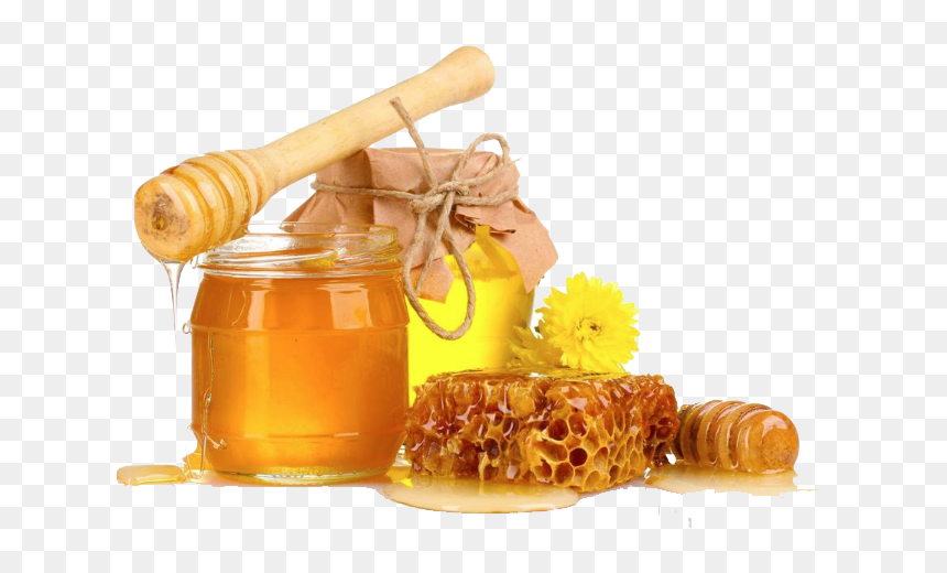 Honeycomb Stick Dripping Png - Honey Transparent Png, Png Download - honey jar png