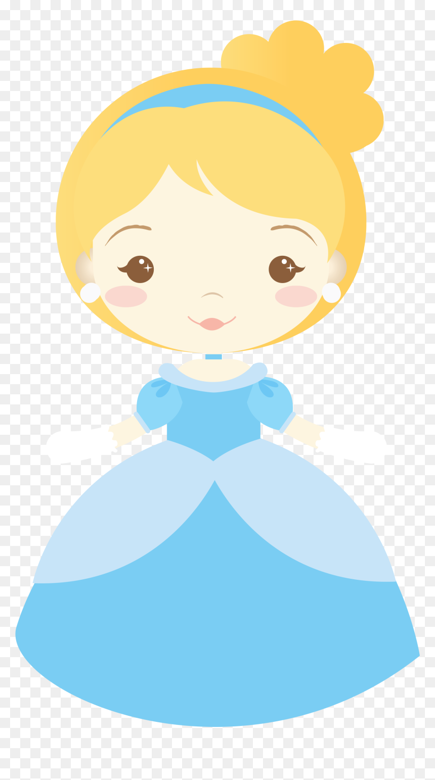 Cinderella Clipart Easy, HD Png Download - princess cinderella png