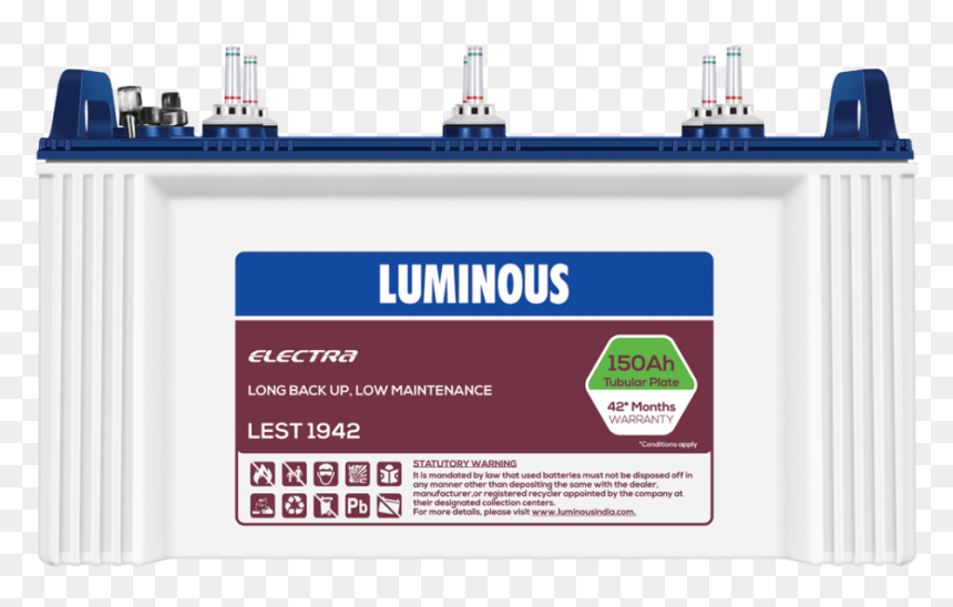 Thumb Image - Luminous 100 Ah Tubular Battery, HD Png Download - low battery png