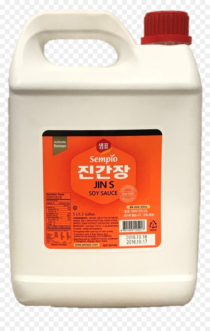 Taste Of Asia Soy Sauce Jin 5ltr - Plastic Bottle, HD Png Download - soy sauce png