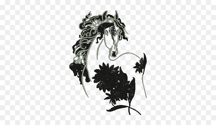 Dragon, HD Png Download - black horse png
