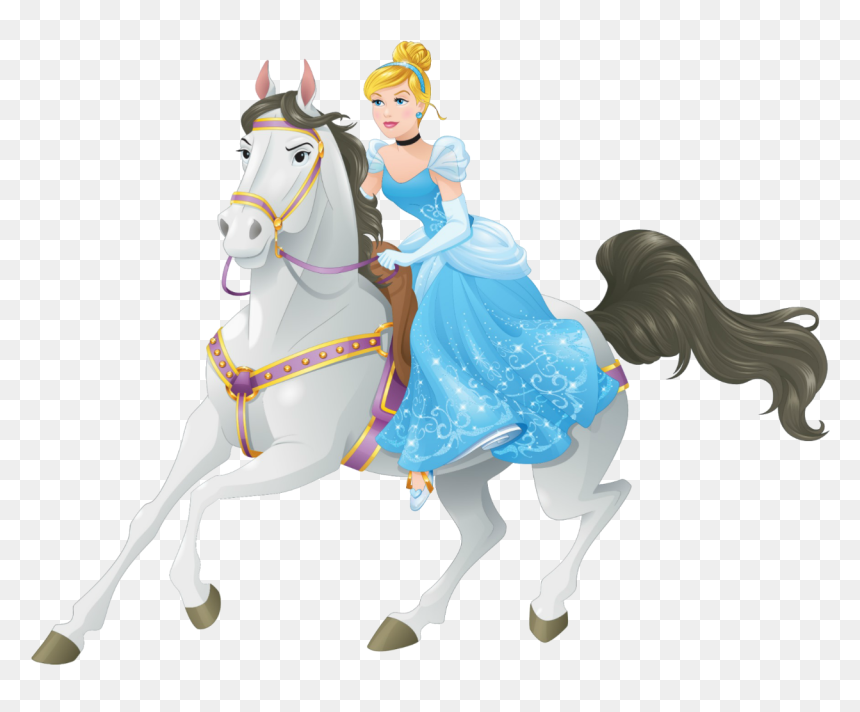 Cinderellas On A Horse, HD Png Download - princess cinderella png