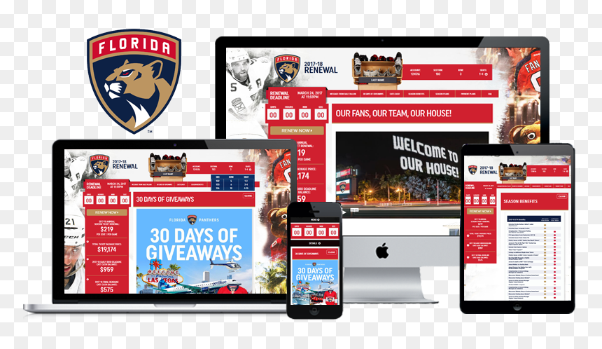Online Advertising, HD Png Download - florida panthers logo png