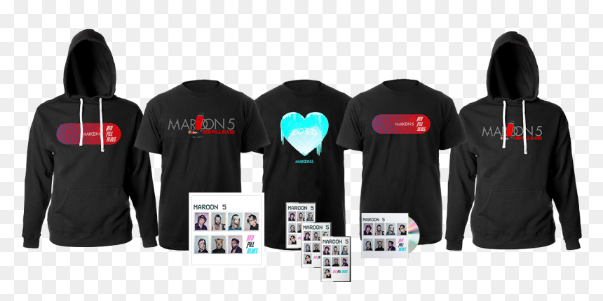 A Grand Prize Bundle From Maroon - Maroon 5 Merch, HD Png Download - red pill png