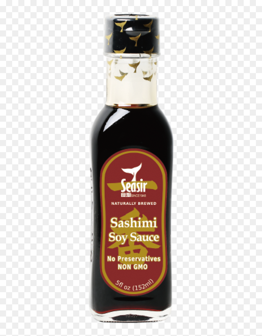 Glass Bottle, HD Png Download - soy sauce png