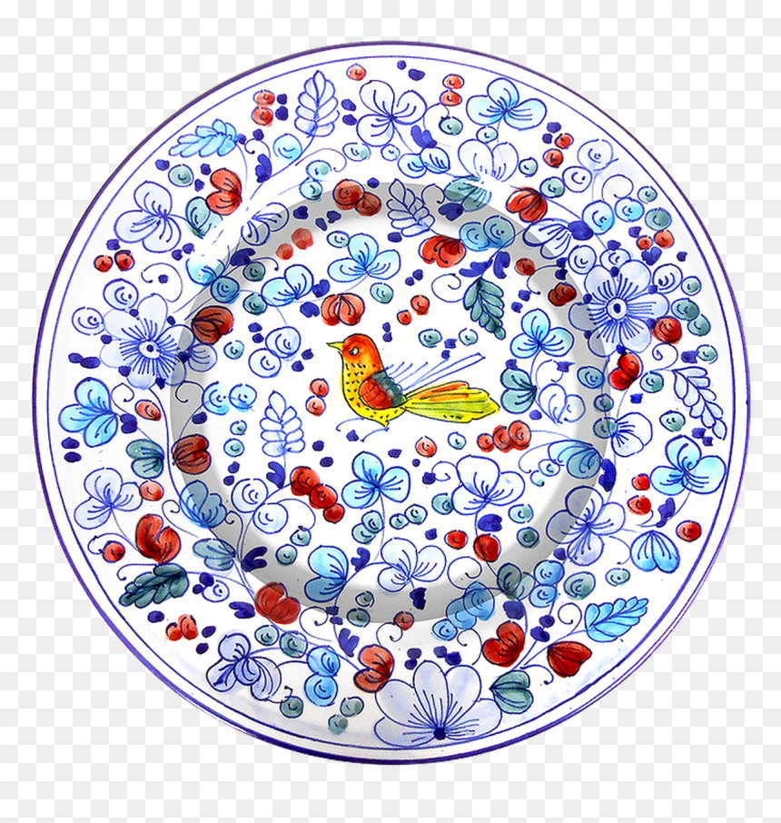 Pasta/ Soup Plate Arabesco Celeste - Soup, HD Png Download - arabesco png