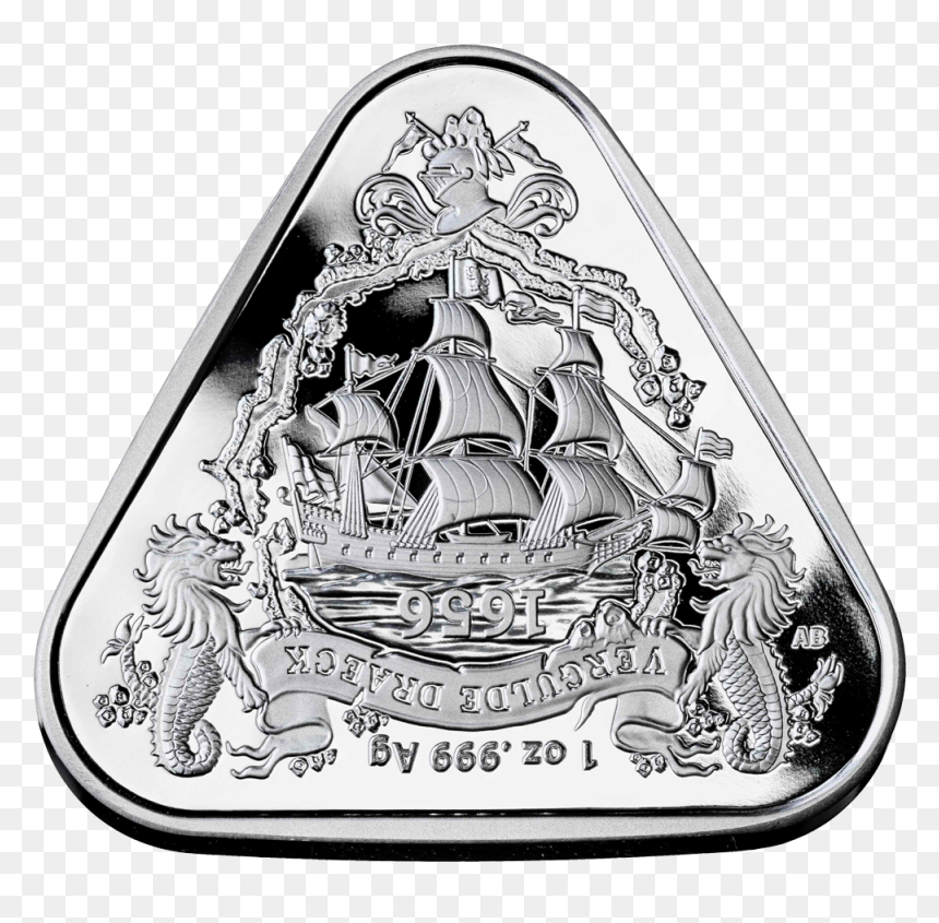 Ibau002030 1 - Vergulde Draeck Silver Coin, HD Png Download - shipwreck png