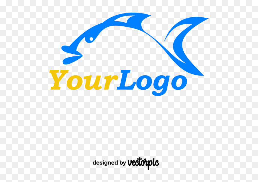 Graphic Design, HD Png Download - fish logo png
