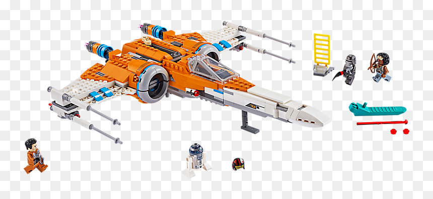 Poe Dameron's X Wing Fighter Lego, HD Png Download - x-wing png