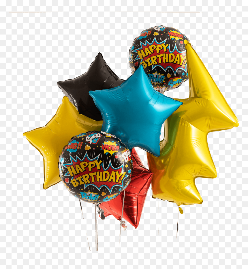 Kids Gifts Classic Princess Birthday Party Decoration - Superhero Birthday Balloons, HD Png Download - party streamers png