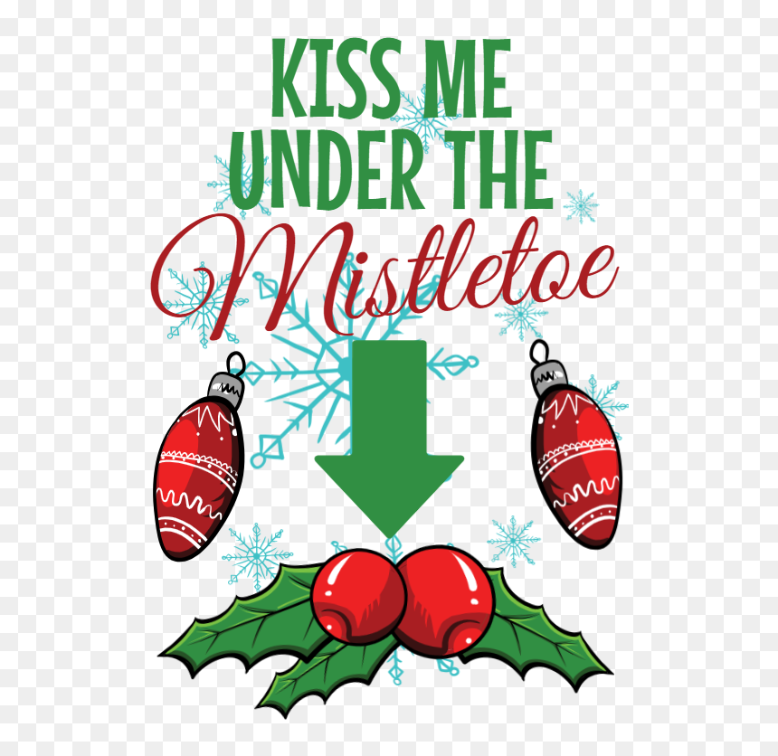 Kiss Me Under The Mistletoe, HD Png Download - amor png