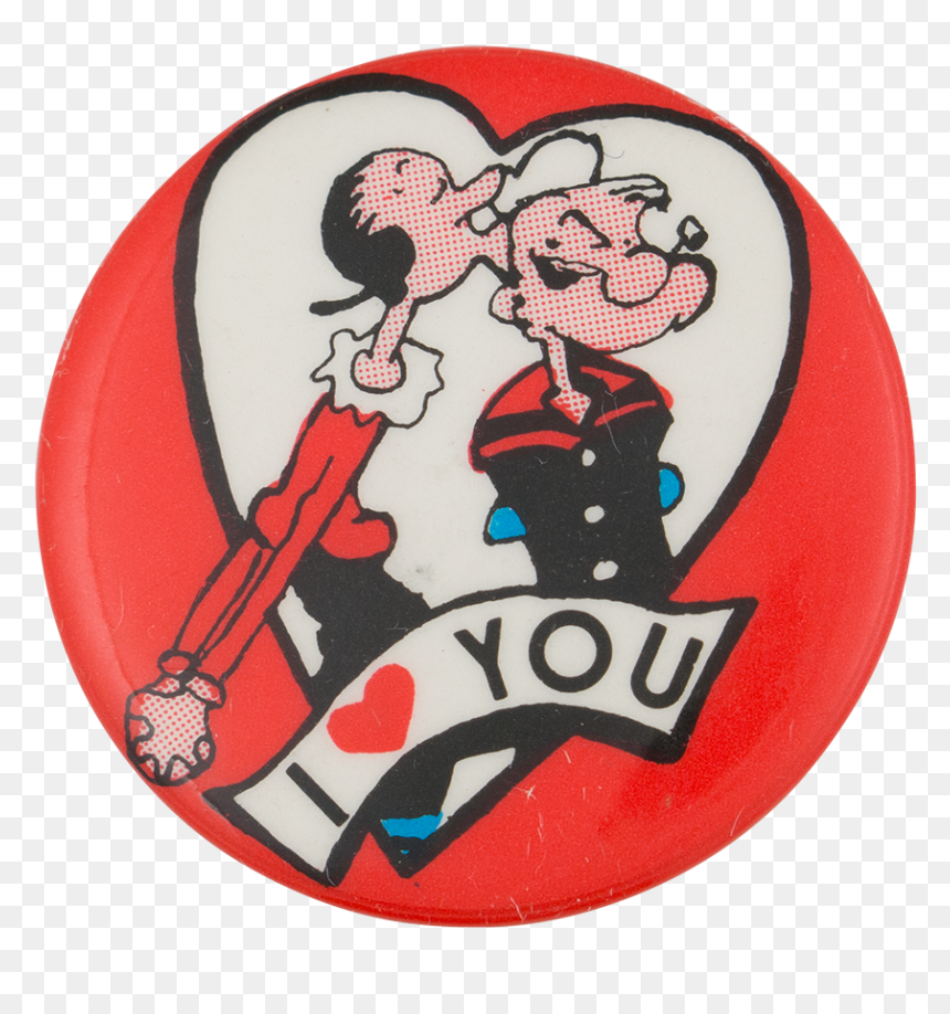I Love You Olive Oyl And Popeye - Popeye Olive Oyl Love, HD Png Download - popeye png
