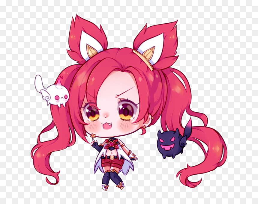 Jhin Drawing Jinx - Star Guardian Jinx Chibi, HD Png Download - jinx png
