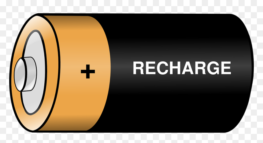 Battery Clipart Negative - Dry Cell Battery Clipart, HD Png Download - low battery png
